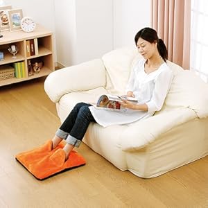 【送料込み】椙山紡織 Sugiyama 日本製 ホットマルチヒーター レッド NA-23MH-R レッド カバー洗える 