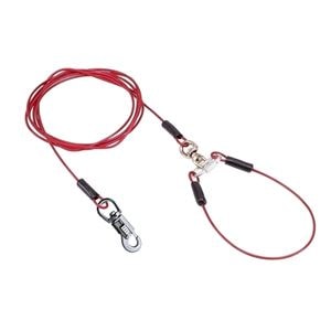 ヤマヒサ タフギア ロングワイヤーチェーン プラス 4.5mm レッド 【首輪】【ペット用品】(卸商品)