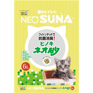 (まとめ) ネオ砂ヒノキ6L 【猫砂】【ペット用品】 【×8セット】(卸商品)