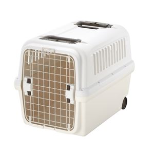 キャンピングキャリー L アイボリー【ペット用品】(卸商品)