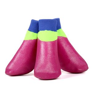 （まとめ）L'ange わんPAWプロテクト ベーシックパープル 1号 （ペット用品・靴）【×2セット】(卸商品)