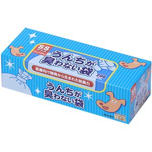 （まとめ）うんちが臭わない袋BOSペット用箱型SS200枚【×5セット】(卸商品)