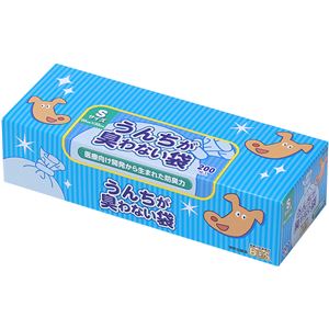 （まとめ）うんちが臭わない袋BOSペット用箱S200枚【×5セット】(卸商品)