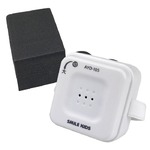 電話専用拡声器 約5×5×3cm 受話音量：最大30倍 自動でオン・オフ 子機対応 電池式 受話器の拡声器 生活家電(卸商品)