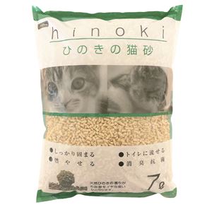 （まとめ）ペットプロ ひのきの猫砂 7L【×7セット】(卸商品)
