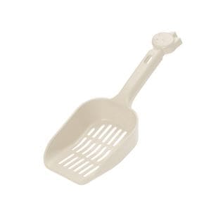 （まとめ）コロル ネコトイレ用スコップ 小粒用 ベージュ【×10セット】(卸商品)