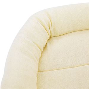 （まとめ） タオルマット S アイボリー 【×5セット】 （ペット用品）(卸商品)