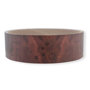 バリバリボウル 猫柄 ダークブラウン （ペット用品）(卸商品)