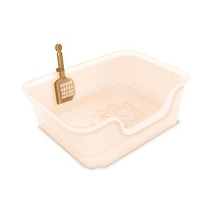 （まとめ） 獣医師開発 ニオイをとる砂専用 猫トイレ 1個 （猫用 ペット用品） 【×3セット】(卸商品)