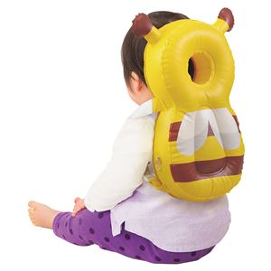 (まとめ) ごっつん防止クッション はち 【×5セット】(卸商品)