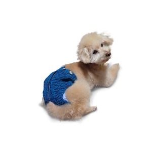 マナーおむつ用カバーパンツ M ブルー(卸商品)