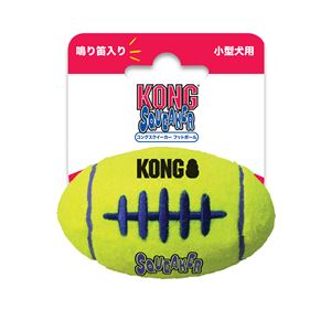 (まとめ) KONG(コング) スクイーカーフットボール S (ペット用品) 【×5セット】(卸商品)