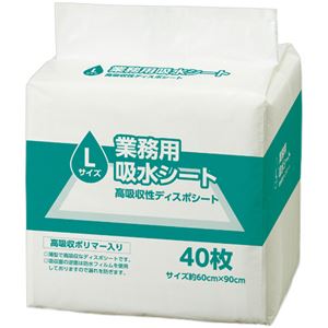 TANOSEE 業務用吸水シート Lサイズ（スーパーワイド） 1セット（160枚：40枚×4パック）(卸商品)