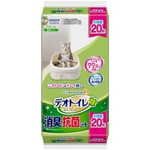 ユニ・チャーム デオトイレ 消臭・抗菌シート 1パック(20枚)(卸商品)