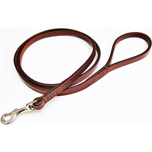 オイルレザーリード #12 ブラウン （ペット用品・犬用）(卸商品)