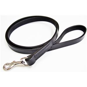 オイルレザーリード #18 ブラック (ペット用品・犬用)(卸商品)