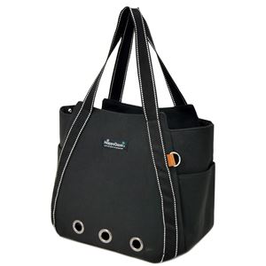 HappyDays ペット用サステナブルトートバッグ ブラック (ペット住関連用品/キャリー/布製)(卸商品)