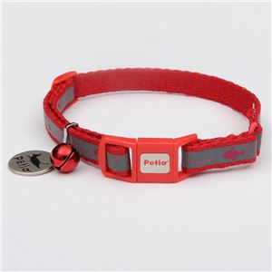 （まとめ）CAT COLLAR スターフィッシュカラー レッド【×3セット】 (猫用品/首輪)(卸商品)