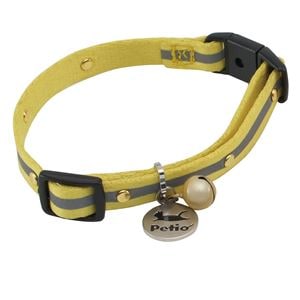 （まとめ）CAT COLLAR ラインカラー イエロー【×3セット】 (猫用品/首輪)(卸商品)