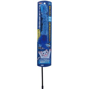（まとめ）大好きブルーの猫じゃらし テール＆フェザー【×5セット】 (猫用玩具)(卸商品)