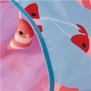 エビたっぷりのシャカシャカ通りぬけ袋 (猫用玩具)(卸商品)