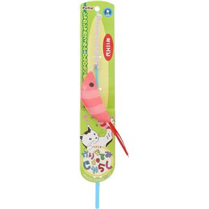 （まとめ）けりぐるみ de じゃらし ミニエビ【×5セット】 (猫用玩具)(卸商品)
