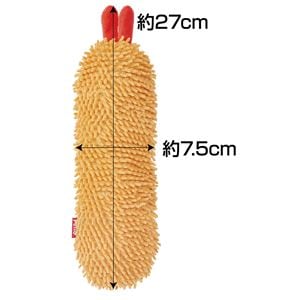 （まとめ）モコモコシャカシャカTOY BIG エビ天【×2セット】 (犬用玩具)(卸商品)