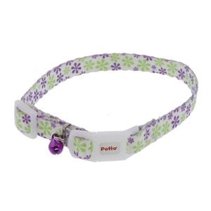（まとめ）CAT COLLAR フラワーカラー パープル【×5セット】 (猫用品/首輪)(卸商品)