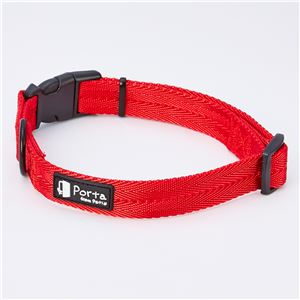 （まとめ）Porta カラー S レッド【×5セット】 (犬用品/首輪)(卸商品)