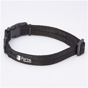 （まとめ）Porta カラー M ブラック【×5セット】 (犬用品/首輪)(卸商品)