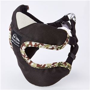 EthicalDoor ベストハーネスSS 迷彩ブラック (犬用品/首輪)(卸商品)