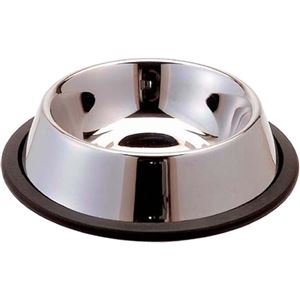 （まとめ）ステンレス製食器 犬用富士型 M【×3セット】 (犬用品)(卸商品)