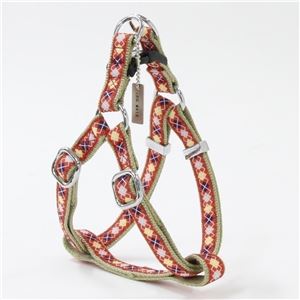 アーガイルハーネス S レッド (犬用品/ハーネス)(卸商品)