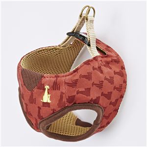 シンボルベストハーネス S ボルドー (犬用品/ハーネス)(卸商品)