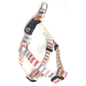 (まとめ)ストライプハーネス #15 マルチホワイト【×2セット】 (犬用品/ハーネス)(卸商品)