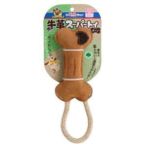 （まとめ）牛革スーパートイ ボーン【×5セット】 (犬用玩具)(卸商品)