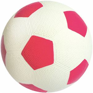 (まとめ)わんわんサッカー ピンク【×3セット】 (犬用玩具)(卸商品)