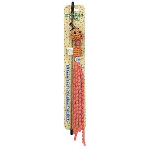 （まとめ）ロングテイルバグズ オレンジ【×5セット】 (猫用玩具)(卸商品)