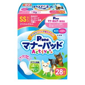 （まとめ）マナーパッドActive SS 28枚【×5セット】 (犬 衛生用品/シーツ)(卸商品)
