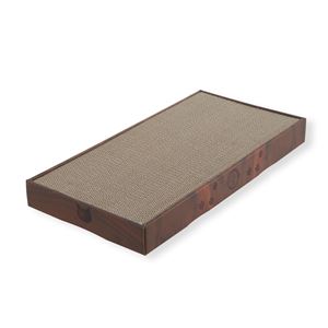 （まとめ）バリバリパッド ワイド ダークブラウン【×3セット】 (猫用玩具/爪磨き)(卸商品)