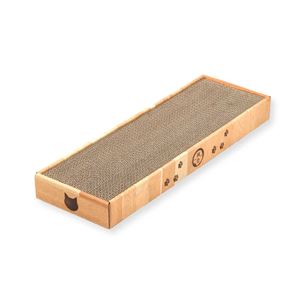 （まとめ）バリバリパッド スリム ライトブラウン【×5セット】 (猫用玩具/爪磨き)(卸商品)