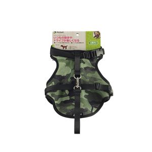 おでかけベストハーネス M カモフラージュ (犬用品/ハーネス)(卸商品)