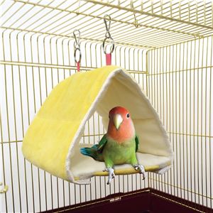 （まとめ）鳥たちの寝床 三角ハウス L【×2セット】 (鳥用品)(卸商品)