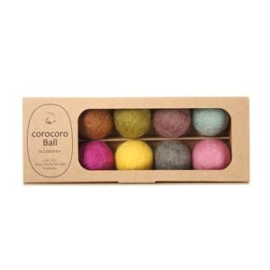 （まとめ）necono コロコロボール 8個入 8カラーパック【×2セット】 (猫用玩具)(卸商品)