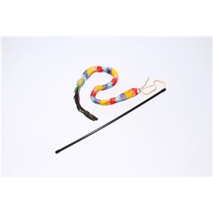 （まとめ）ロッディーズ レインボーワーム【×5セット】 (猫用玩具)(卸商品)