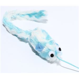 （まとめ）ロッディーズ カシャマウス ブルー【×5セット】 (猫用玩具)(卸商品)
