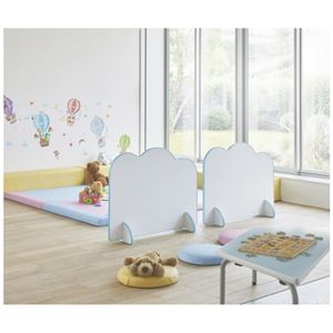 キッズパーティション KM-AW-024-02 雲型(卸商品)