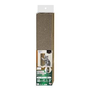 （まとめ） 吸着コーナーにも貼れる猫のつめとぎ 段ボール 【×2セット】 （猫用玩具／爪磨き）(卸商品)