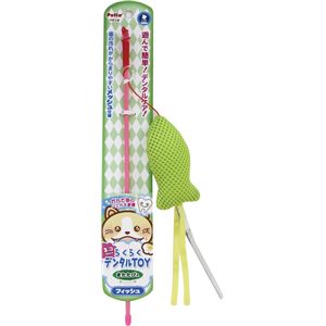 （まとめ） らくらくデンタルTOYじゃらし フィッシュ 【×3セット】 （猫用玩具）(卸商品)
