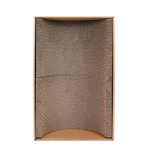  ねこがくれ ねこちゃんのつめみがき U字型BOX （猫用玩具／爪磨き）(卸商品)